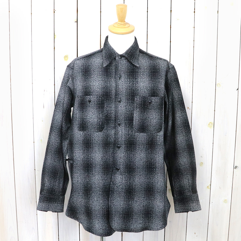 SASSAFRAS『GARDENING AT NIGHT SHIRT(HEAVY FLANNEL)』(BLACK CHECK)