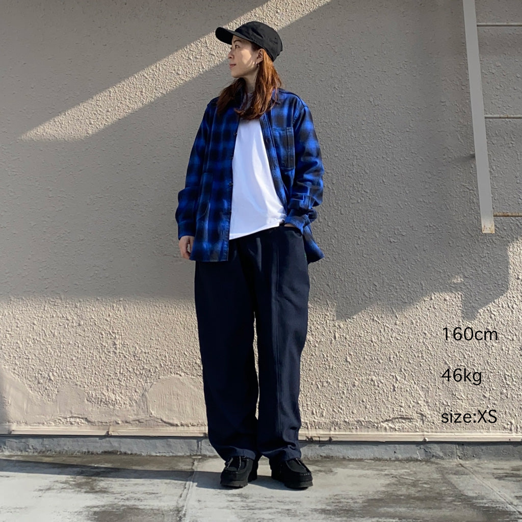 SASSAFRAS『DIGGIN SHIRT(HOMBRE CHECK)』(BLUE/BLACK)