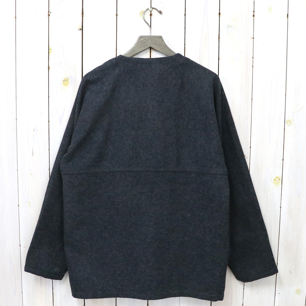 SASSAFRAS『DIGS CREW CARDE JACKET(TWEEDY COTTON)』(BLACK)
