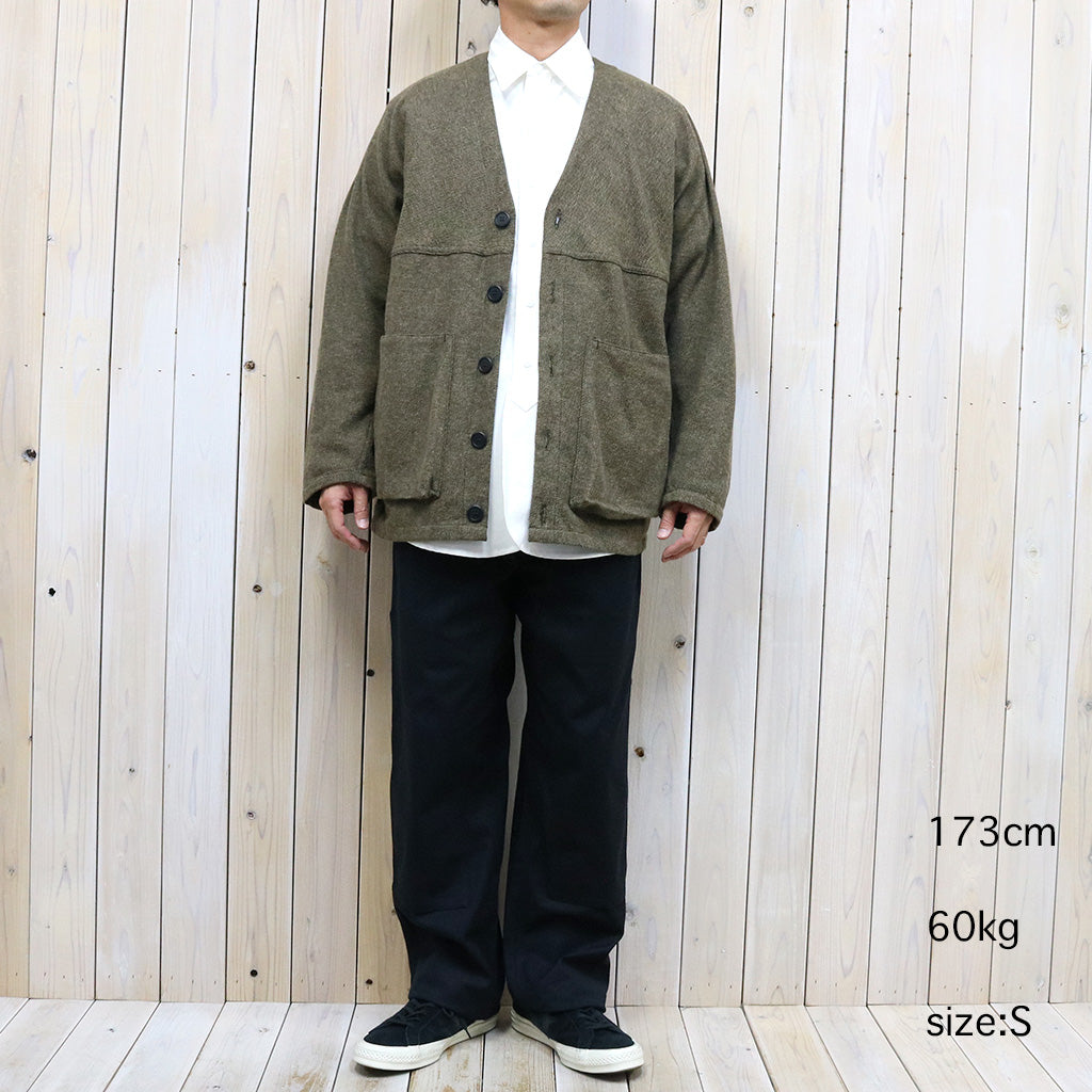 SASSAFRAS『W SPRAYER 5 PANTS(SELVEDGE DUCK)』(BLACK)