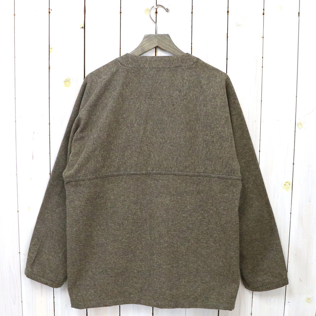 SASSAFRAS『DIGS CREW CARDE JACKET(TWEEDY COTTON)』(BEIGE)