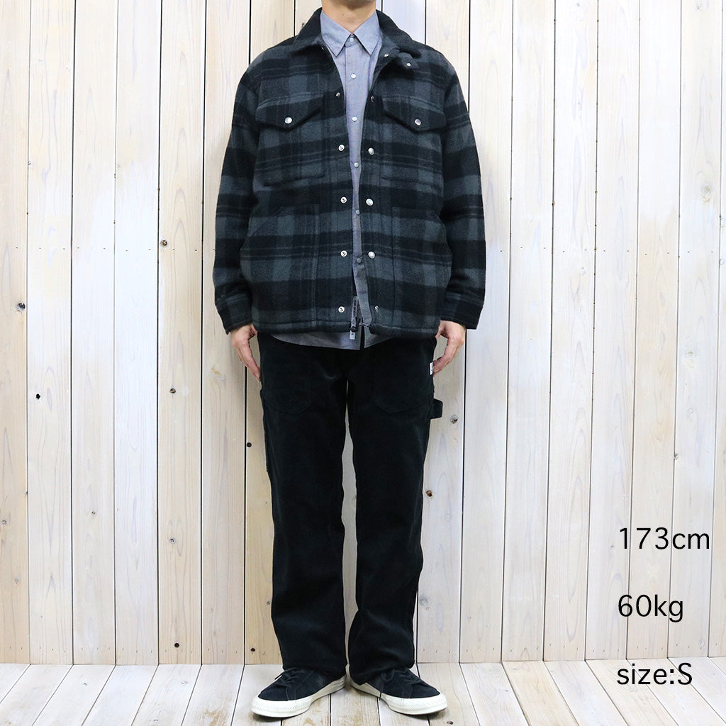 SASSAFRAS『FALL LEAF GARDENER PANTS(9W CORDUROY)』(BLACK)