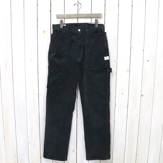 SASSAFRAS『FALL LEAF GARDENER PANTS(9W CORDUROY)』(BLACK)
