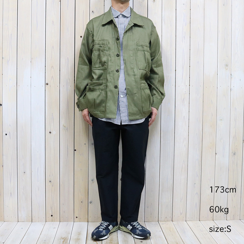 SASSAFRAS『OVERGROWN FATIGUE JACKET(L/C OXFORD)』(OLIVE)