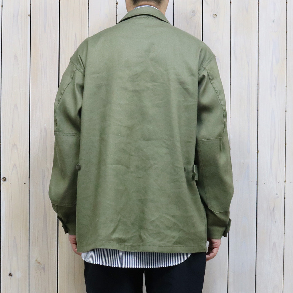 SASSAFRAS『OVERGROWN FATIGUE JACKET(L/C OXFORD)』(OLIVE)