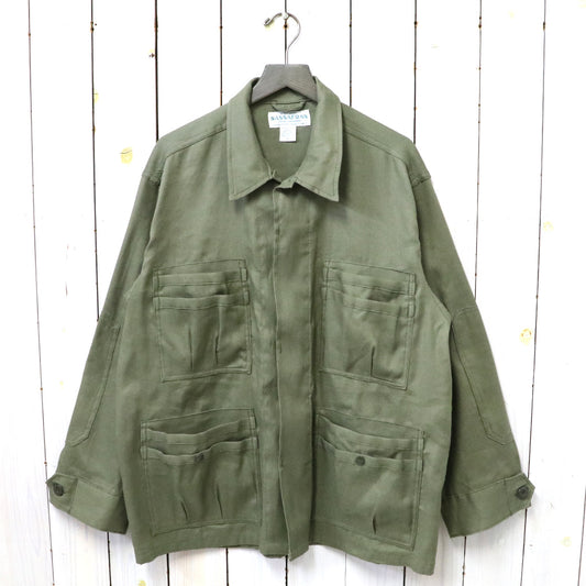 SASSAFRAS『OVERGROWN FATIGUE JACKET(L/C OXFORD)』(OLIVE)