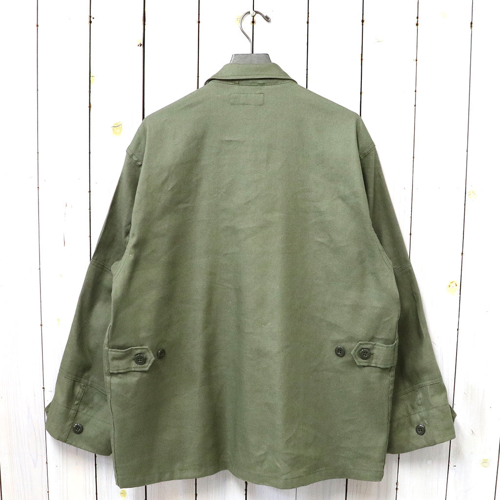 SASSAFRAS『OVERGROWN FATIGUE JACKET(L/C OXFORD)』(OLIVE)