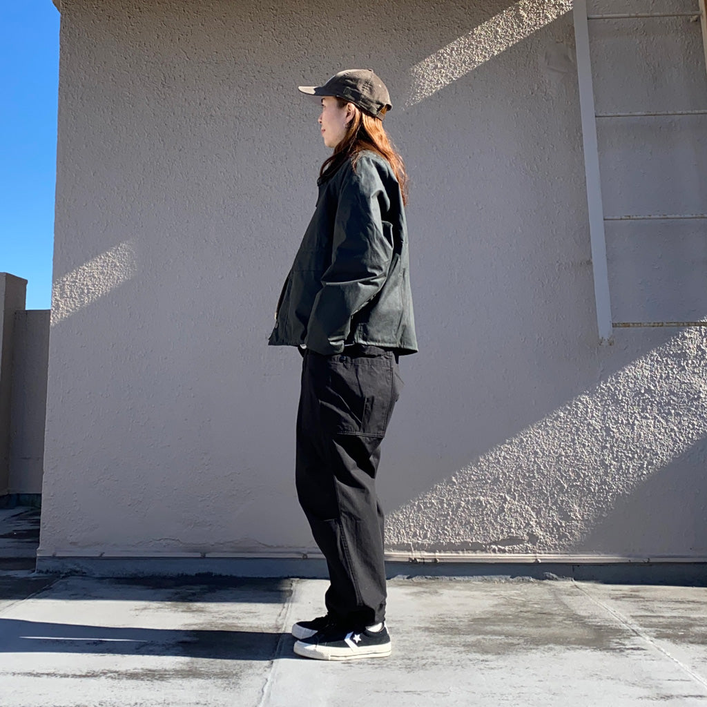 SASSAFRAS『OVERGROWN PANTS(C/N RIPSTOP)』(BLACK)