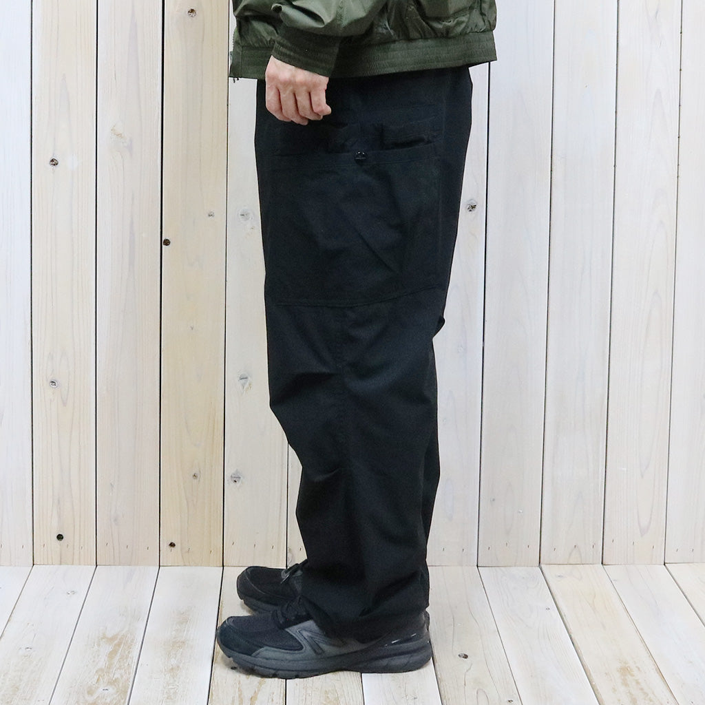SASSAFRAS『OVERGROWN PANTS(C/N RIPSTOP)』(BLACK)