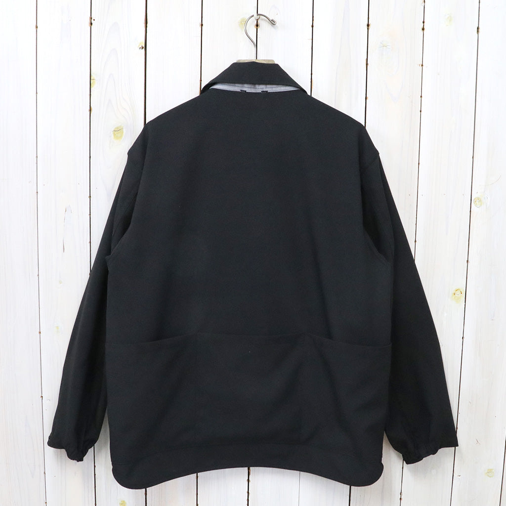 SASSAFRAS『CULTIVATOR JACKET(WOOL LIKE TROPICAL)』(BLACK)