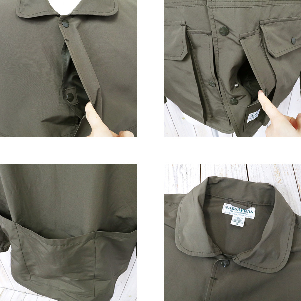 SASSAFRAS『CULTIVATOR JACKET(60/40)』(OLIVE)