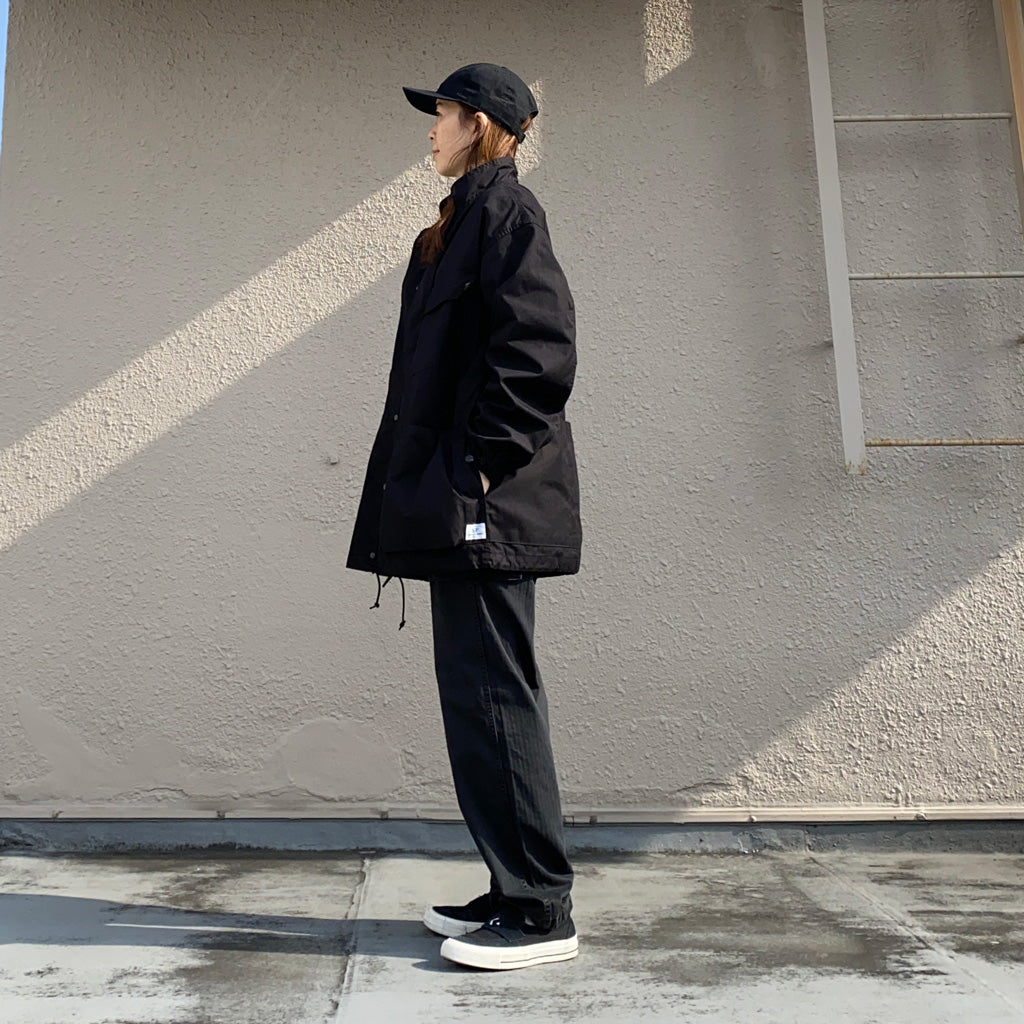 SASSAFRAS『DIGS CREW PROTECTIVE JACKET(C/N WEATHER)』(BLACK)