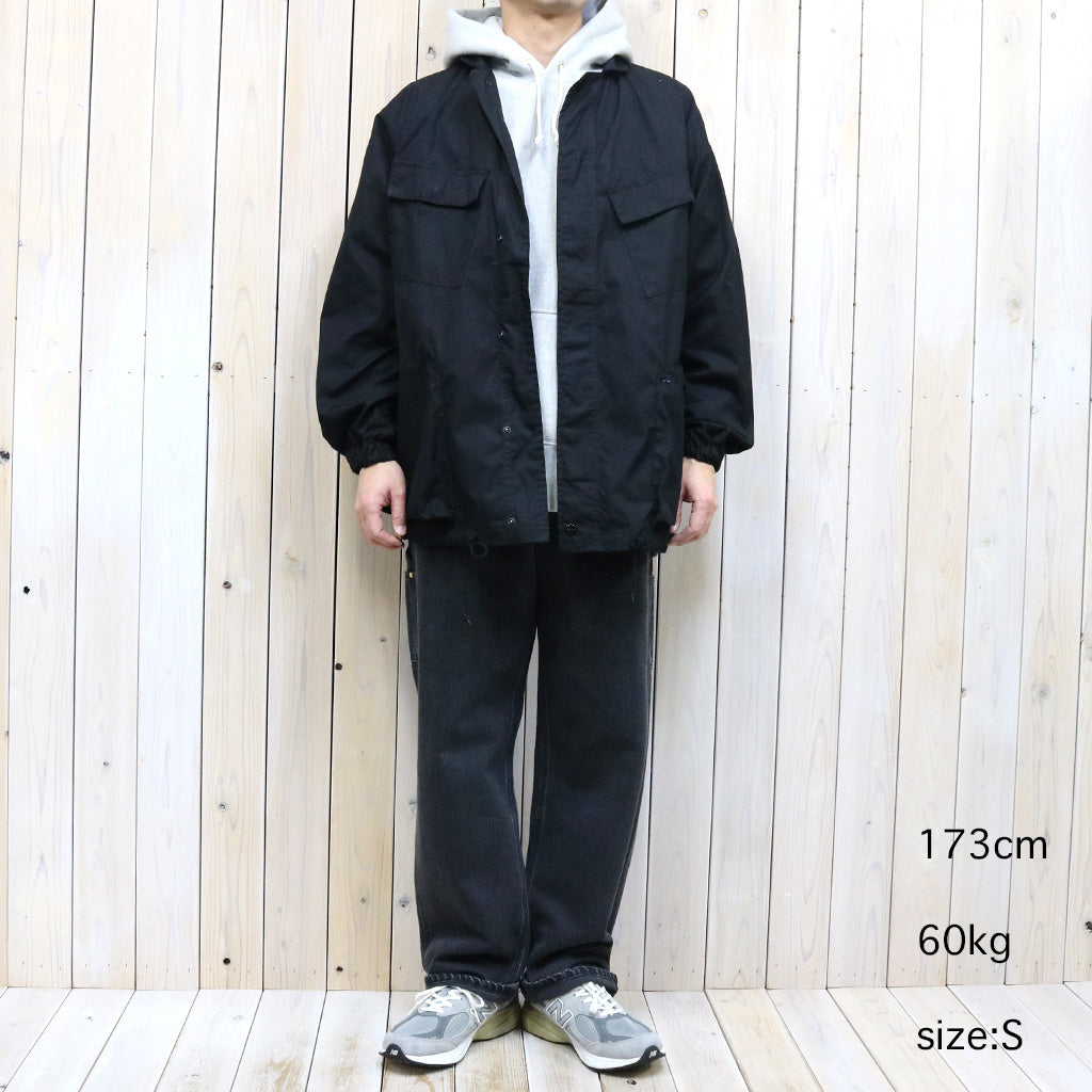SASSAFRAS『DIGS CREW PROTECTIVE JACKET(C/N WEATHER)』(BLACK)