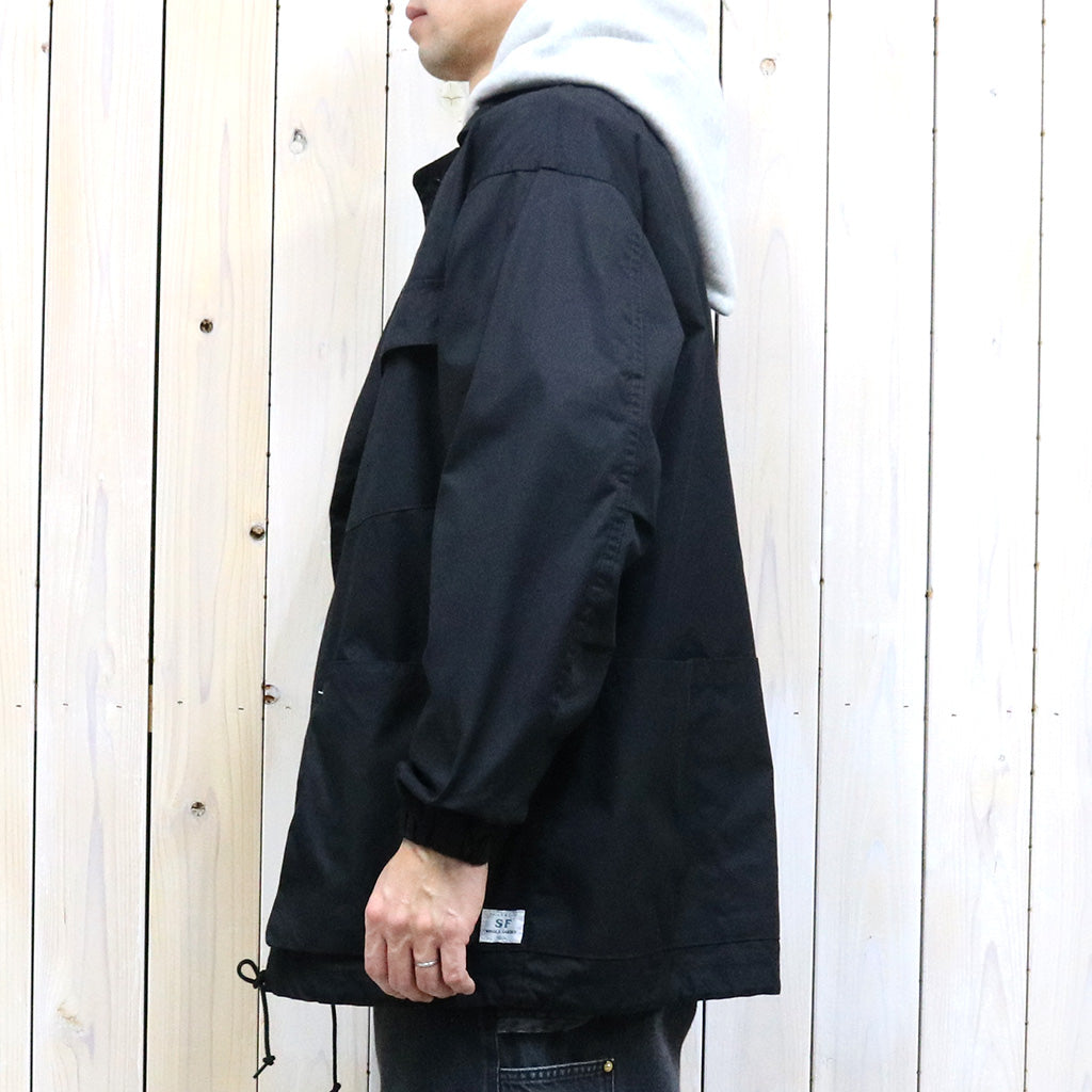 SASSAFRAS『DIGS CREW PROTECTIVE JACKET(C/N WEATHER)』(BLACK)