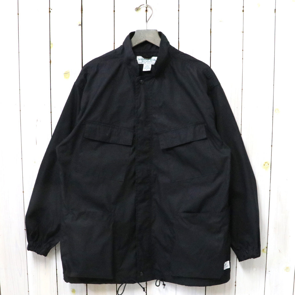 SASSAFRAS『DIGS CREW PROTECTIVE JACKET(C/N WEATHER)』(BLACK