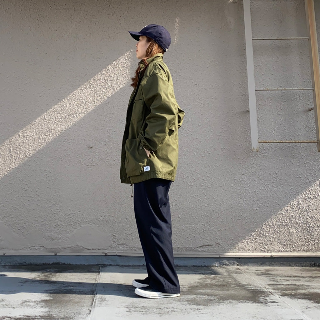SASSAFRAS『DIGS CREW PROTECTIVE JACKET(C/N WEATHER)』(OLIVE)