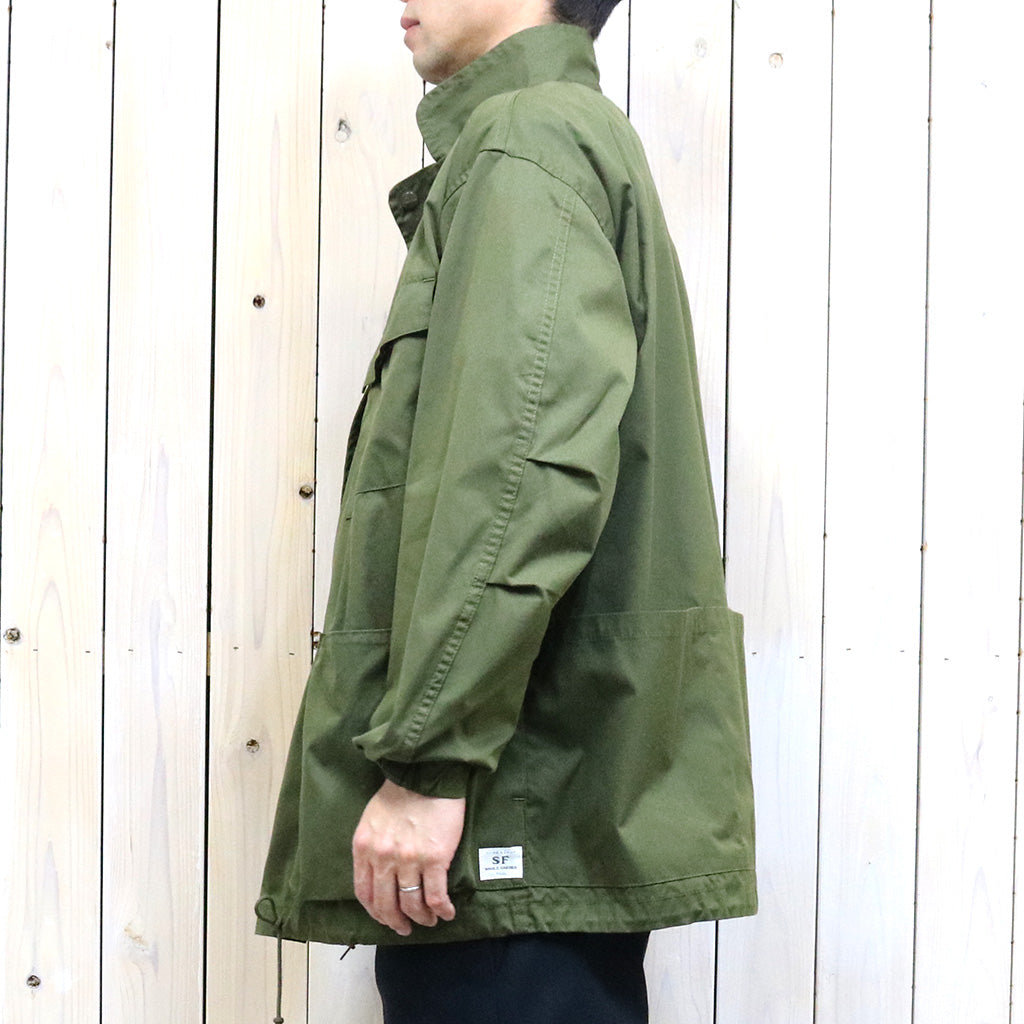 SASSAFRAS『DIGS CREW PROTECTIVE JACKET(C/N WEATHER)』(OLIVE)