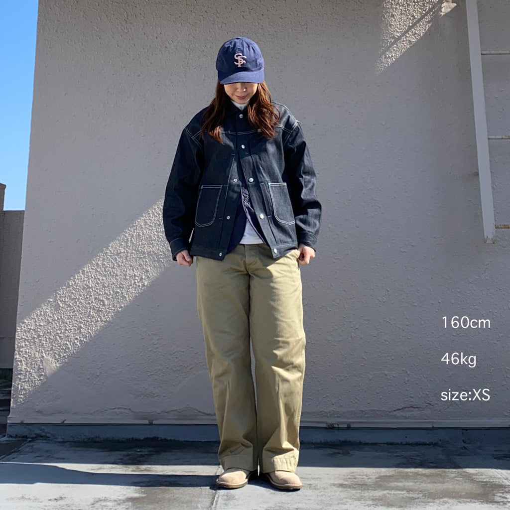 SASSAFRAS『GARDENERS JACKET(8.5oz WORK DENIM)』(INDIGO)