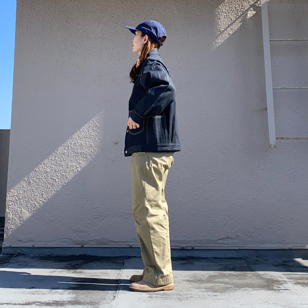 SASSAFRAS『GARDENERS JACKET(8.5oz WORK DENIM)』(INDIGO)