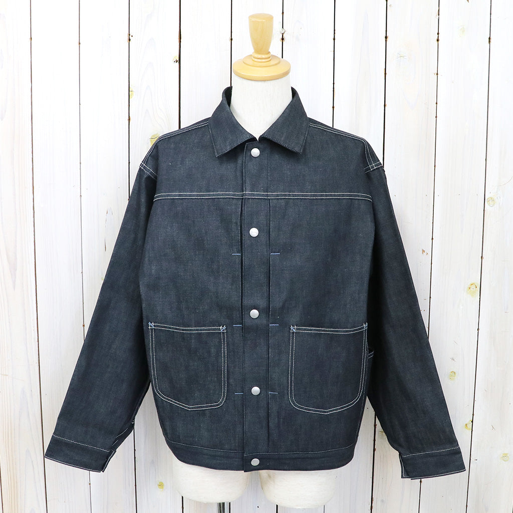 SASSAFRAS『GARDENERS JACKET(8.5oz WORK DENIM)』(INDIGO)