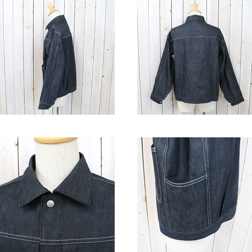SASSAFRAS『GARDENERS JACKET(8.5oz WORK DENIM)』(INDIGO)