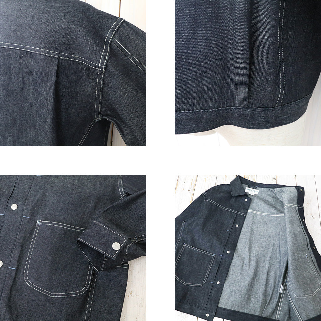 SASSAFRAS『GARDENERS JACKET(8.5oz WORK DENIM)』(INDIGO)