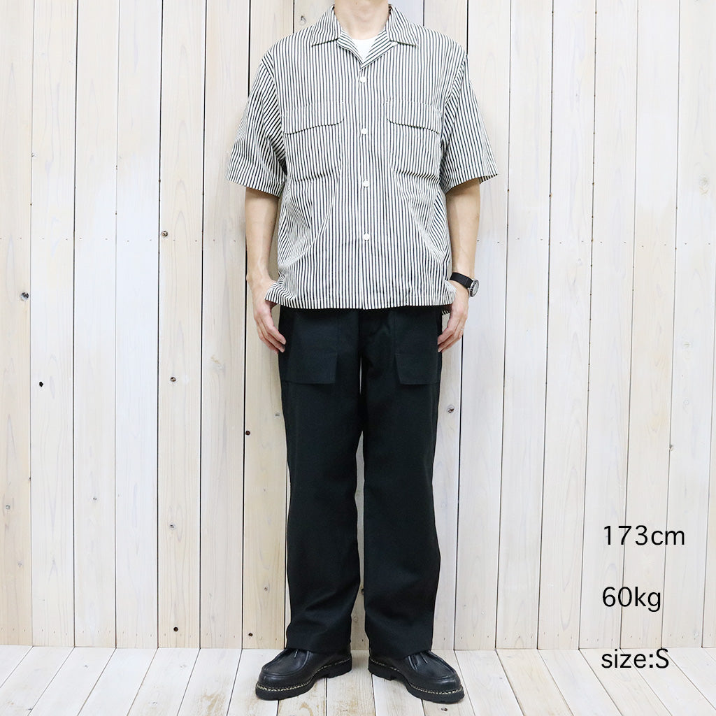 SASSAFRAS『FS CULTIVATOR PANTS(BACK SATIN)』(BLACK)