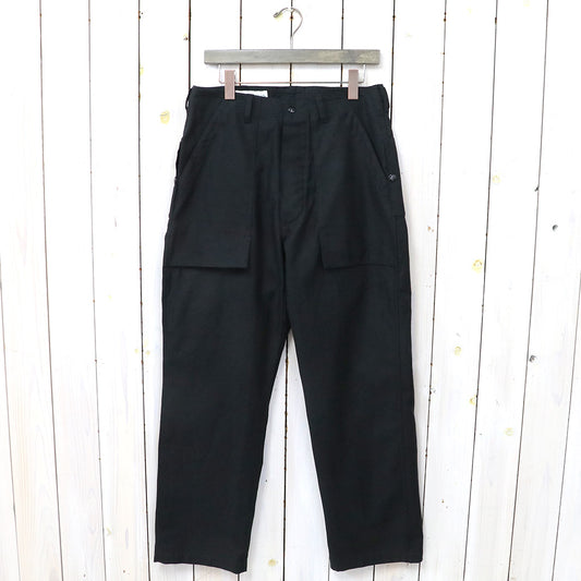 SASSAFRAS『FS CULTIVATOR PANTS(BACK SATIN)』(BLACK)