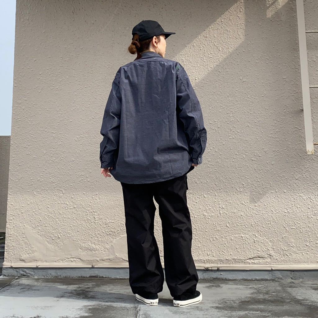 SASSAFRAS『OVERGROWN ARMOR PANTS(C/N WEATHER)』(BLACK)