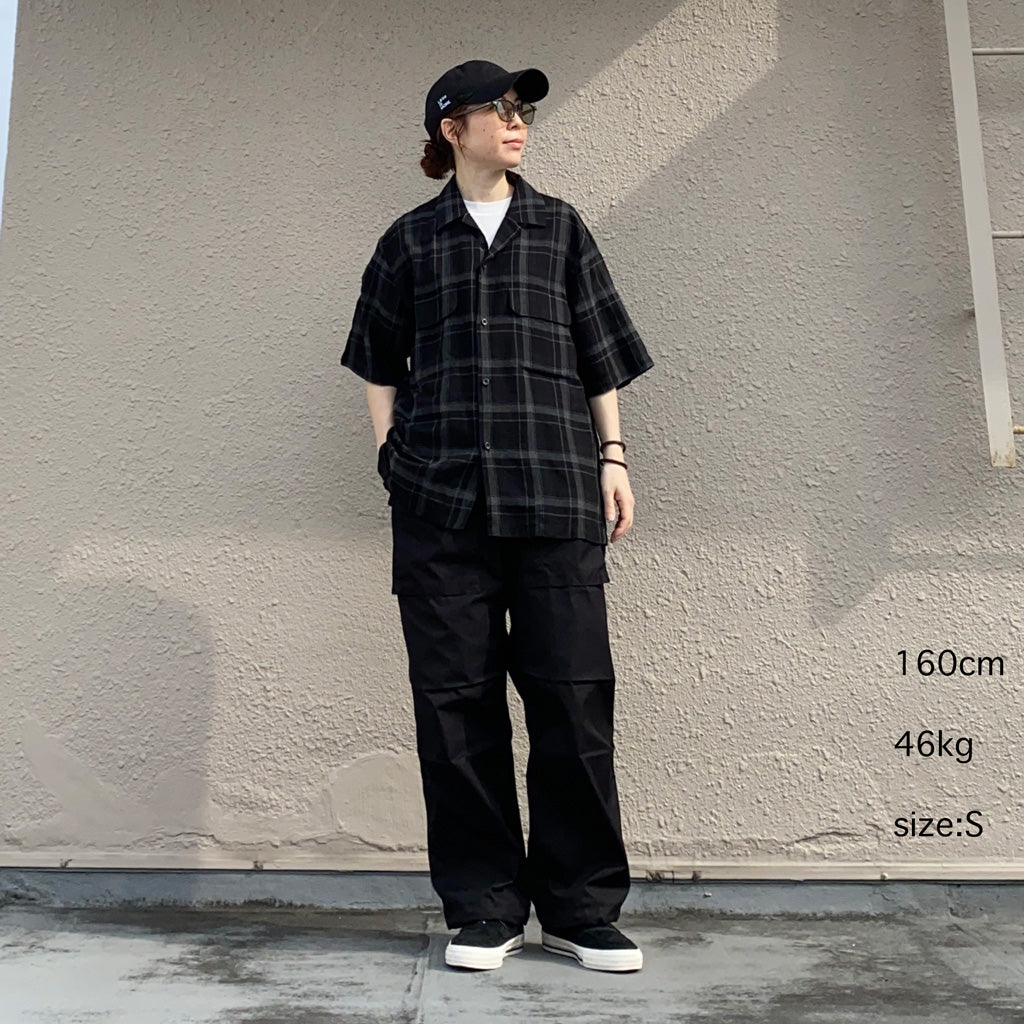 SASSAFRAS『OVERGROWN ARMOR PANTS(C/N WEATHER)』(BLACK)