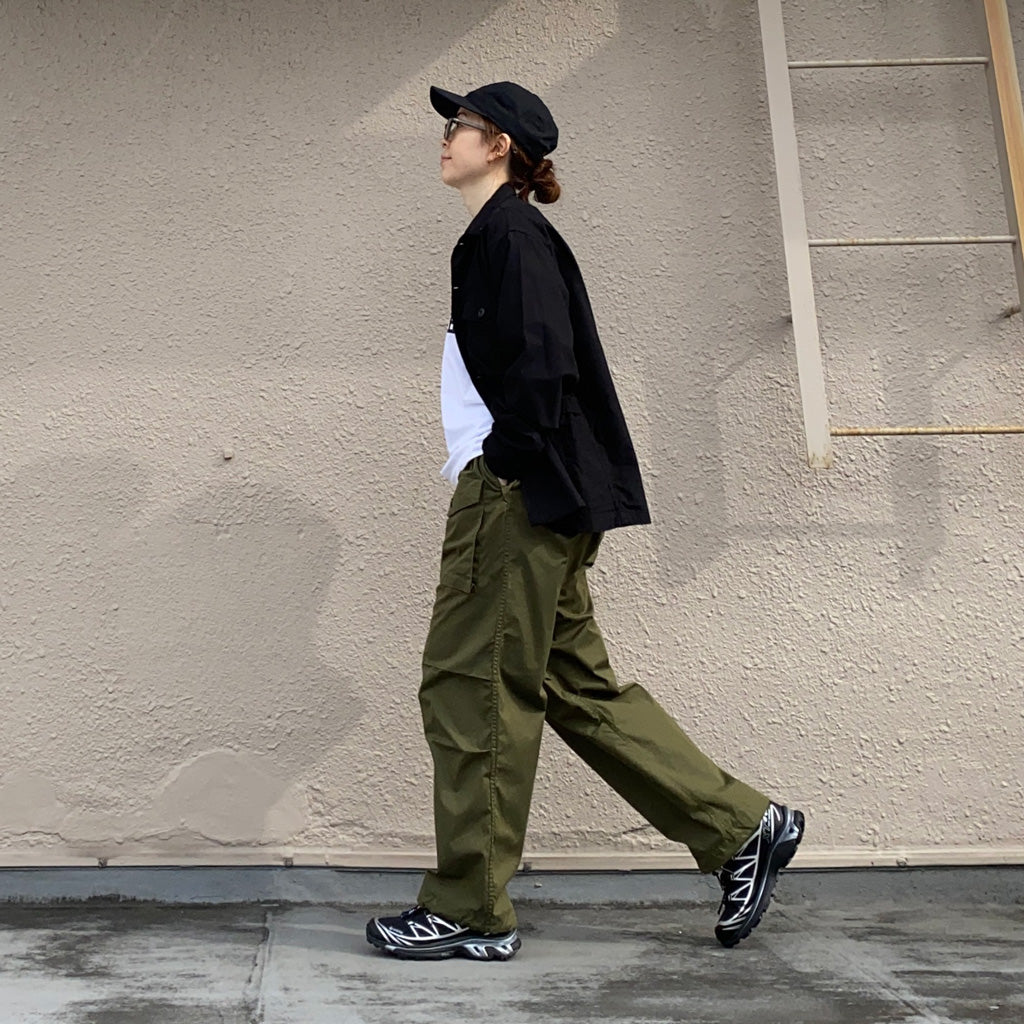 SASSAFRAS『OVERGROWN ARMOR PANTS(C/N WEATHER)』(OLIVE)