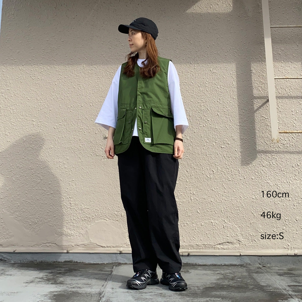 SASSAFRAS『CULTIVATOR VEST(WEATHER)』(OLIVE)