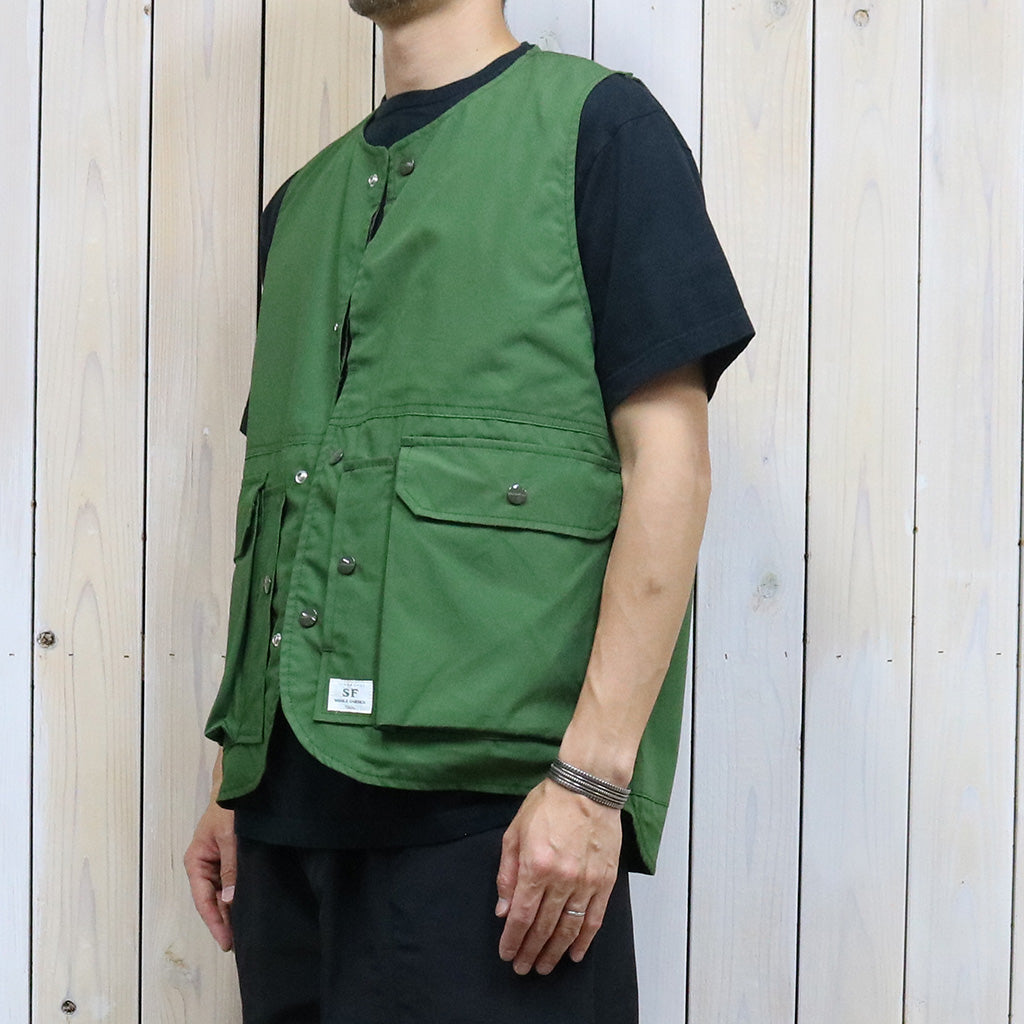 SASSAFRAS『CULTIVATOR VEST(WEATHER)』(OLIVE)