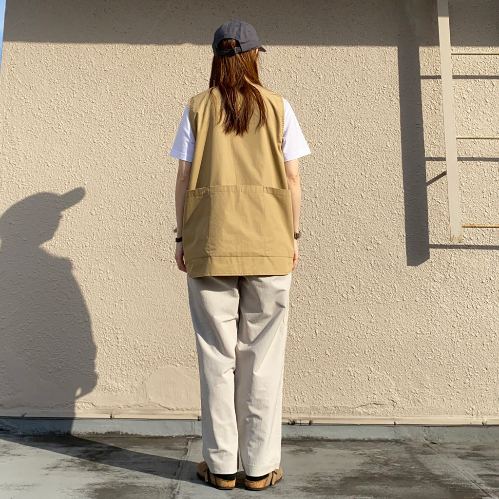 SASSAFRAS『CULTIVATOR VEST(WEATHER)』(BEIGE)