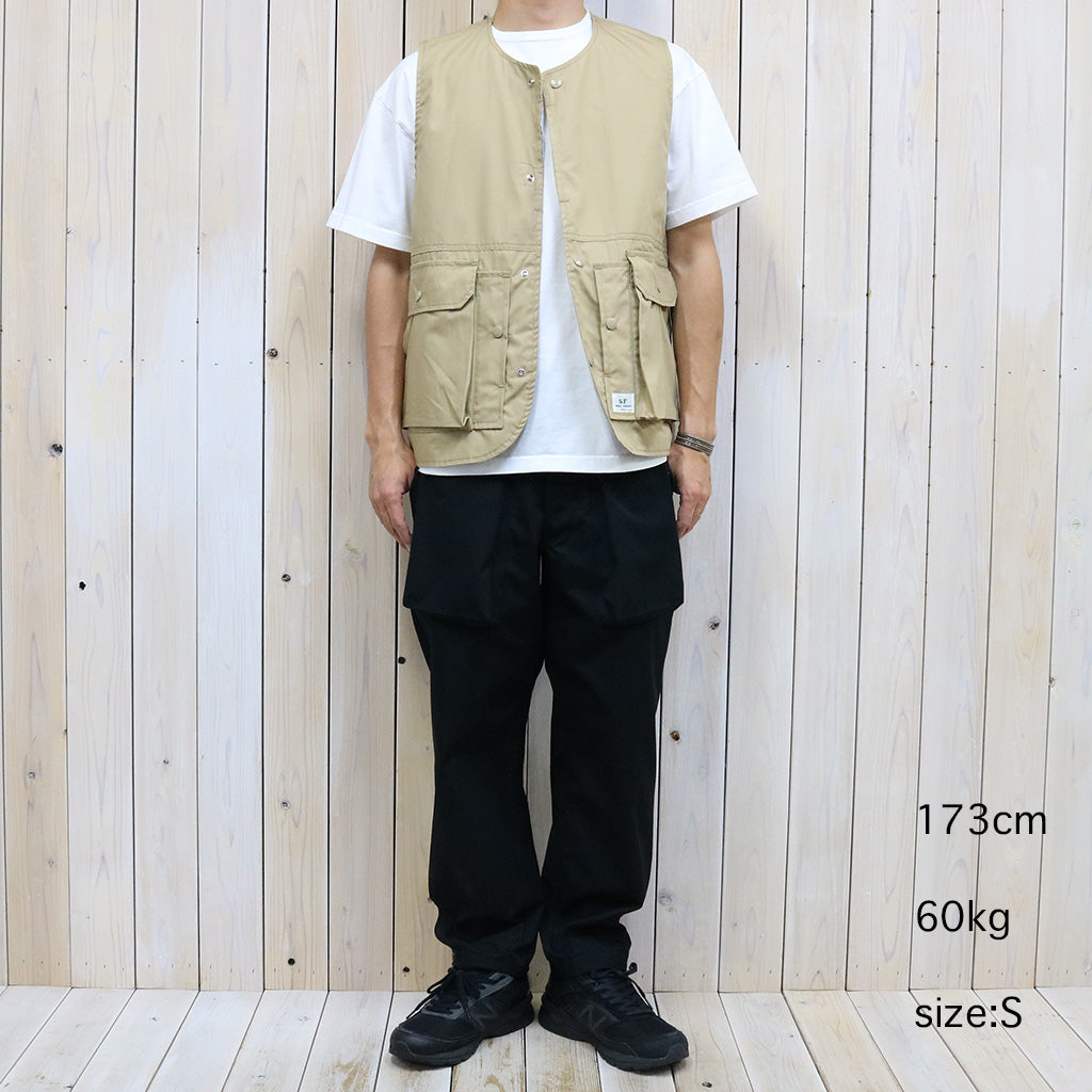 SASSAFRAS『CULTIVATOR VEST(WEATHER)』(BEIGE)
