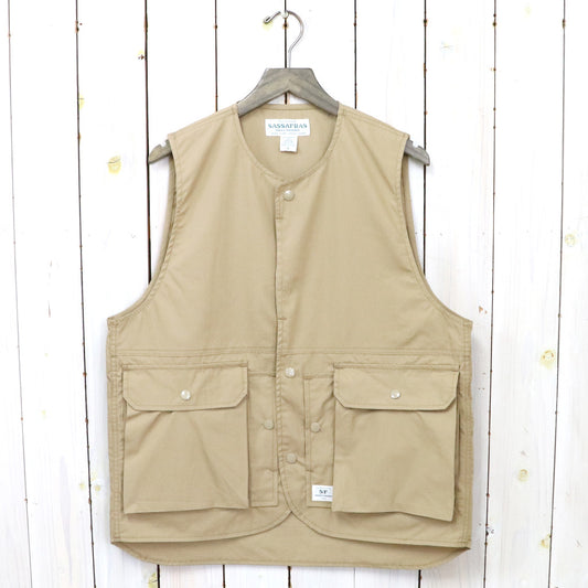 SASSAFRAS『CULTIVATOR VEST(WEATHER)』(BEIGE)