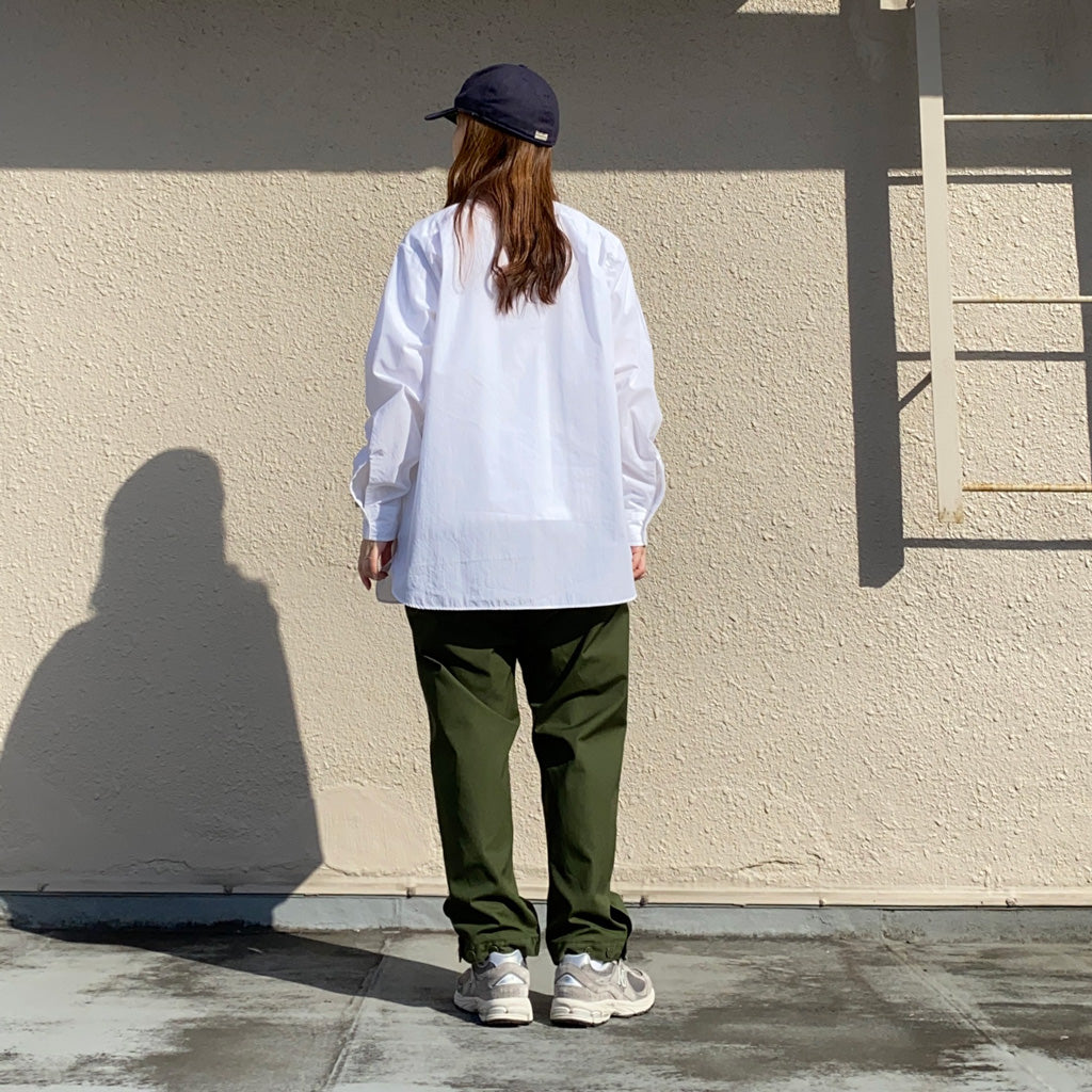 SASSAFRAS『DIGS CREW PANTS 4/5(WEATHER)』(OLIVE)