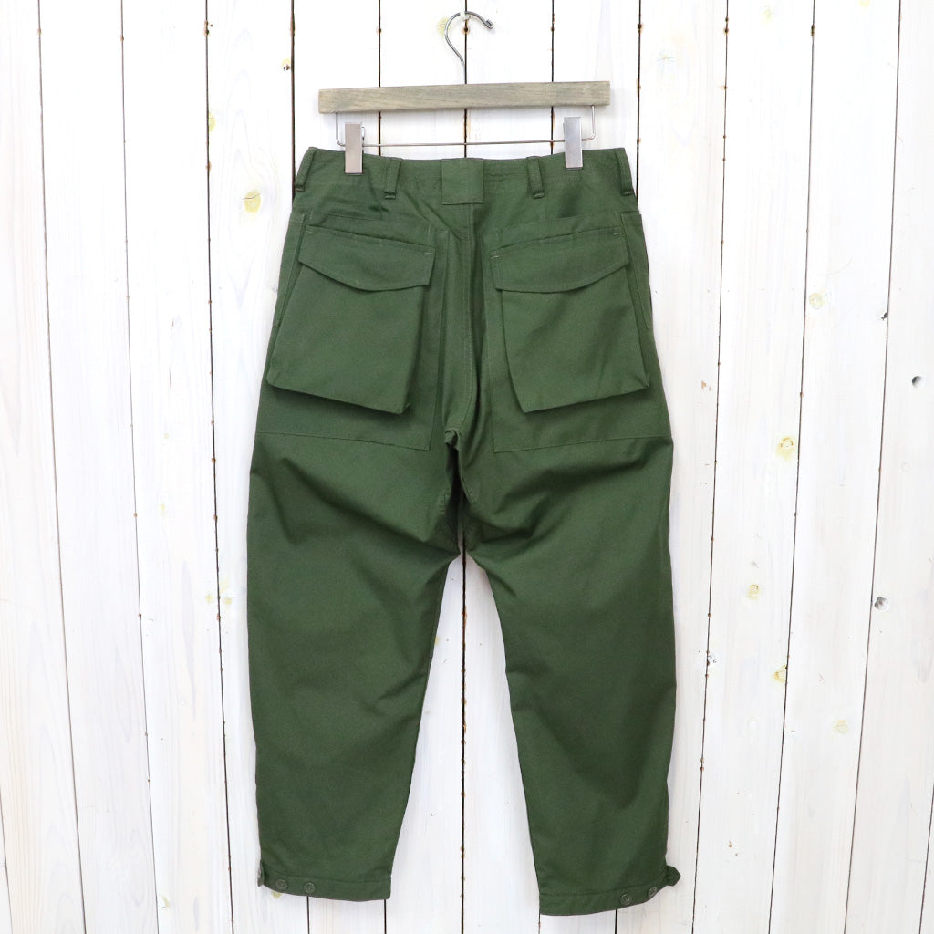 SASSAFRAS『DIGS CREW PANTS 4/5(WEATHER)』(OLIVE)