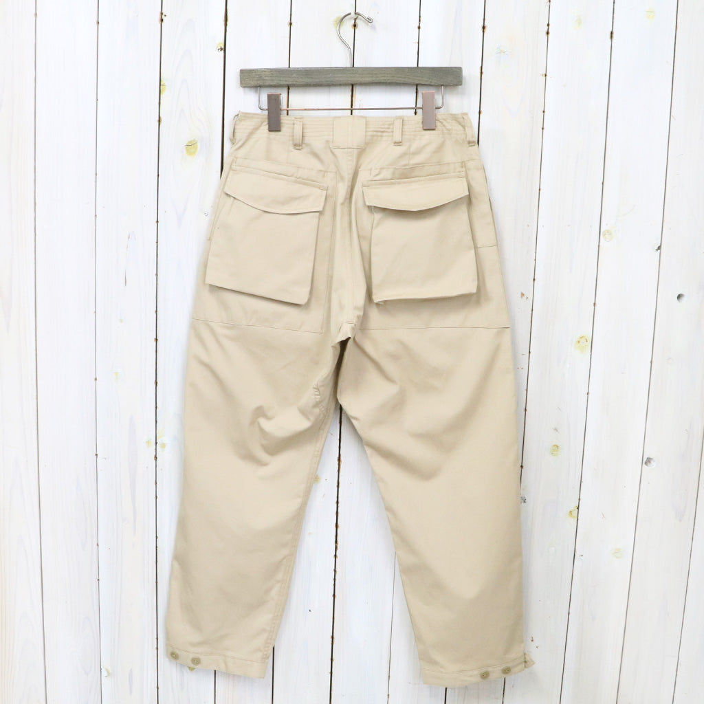 SASSAFRAS『DIGS CREW PANTS 4/5(WEATHER)』(BEIGE)