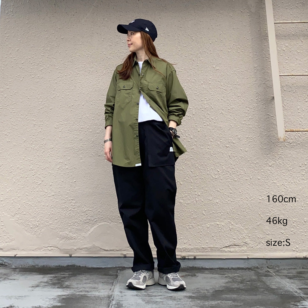 SASSAFRAS『CULTIVATOR PANTS(WEATHER)』(BLACK)