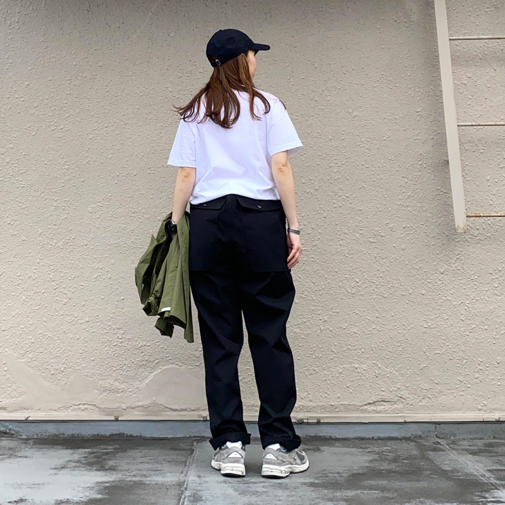 SASSAFRAS『CULTIVATOR PANTS(WEATHER)』(BLACK)