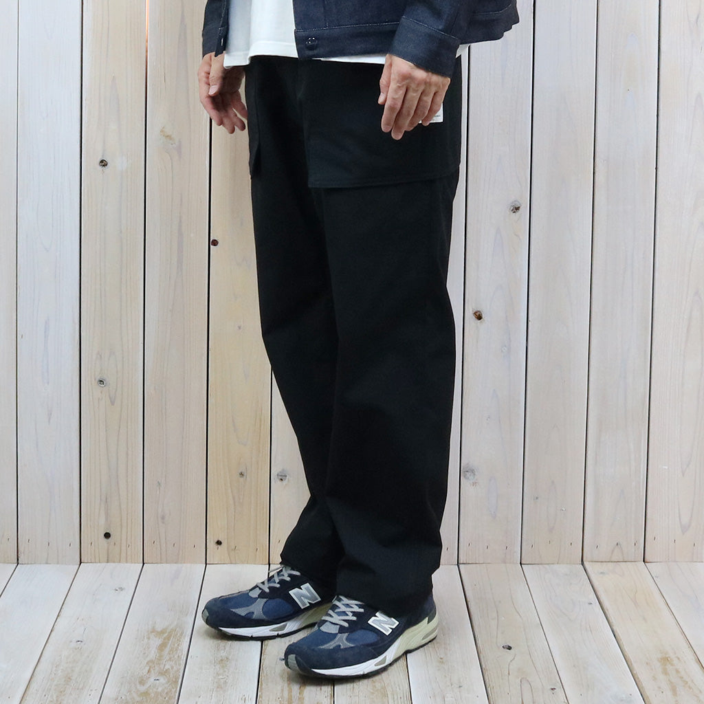 SASSAFRAS『CULTIVATOR PANTS(WEATHER)』(BLACK)