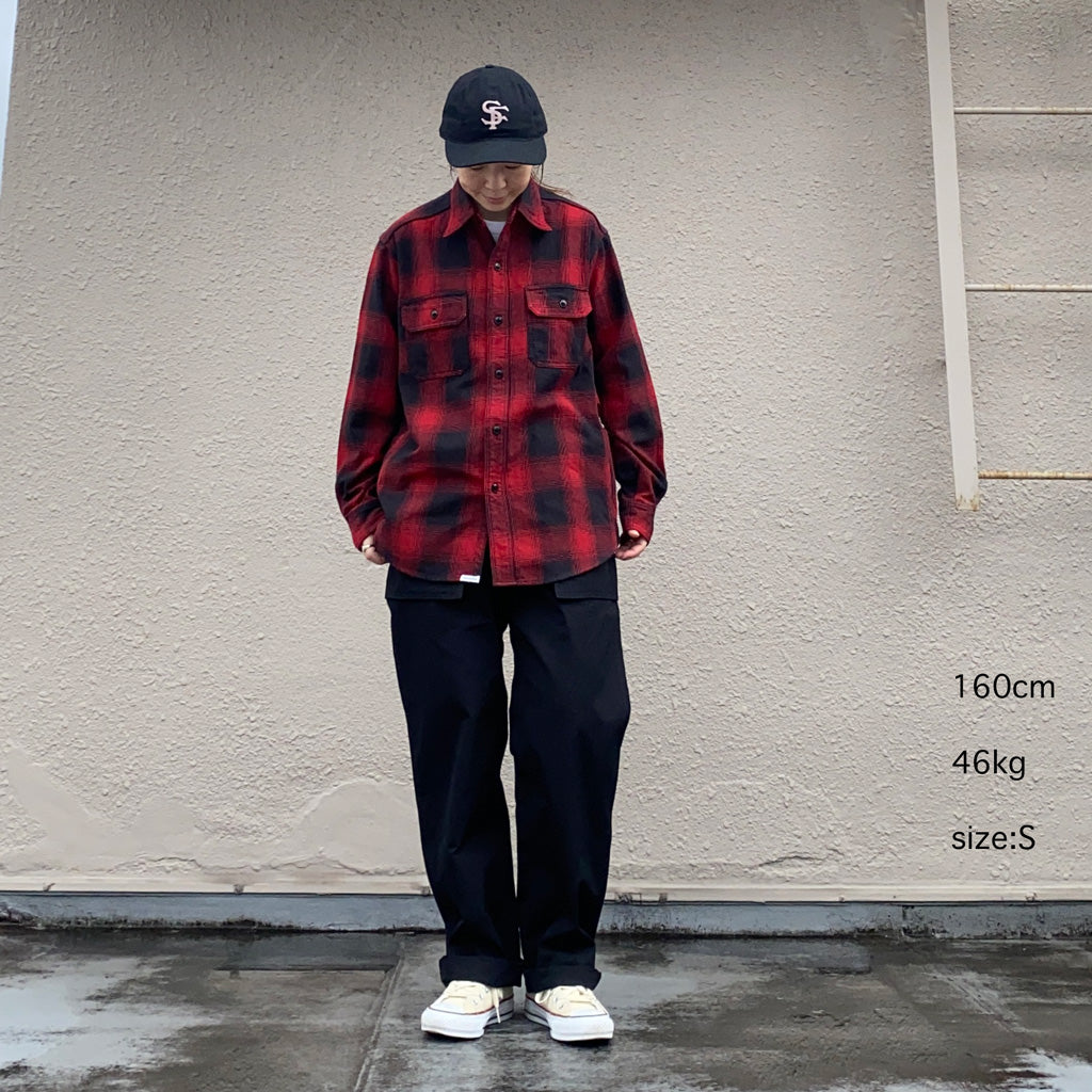 SASSAFRAS『CULTIVATOR PANTS(WEATHER)』(BLACK)