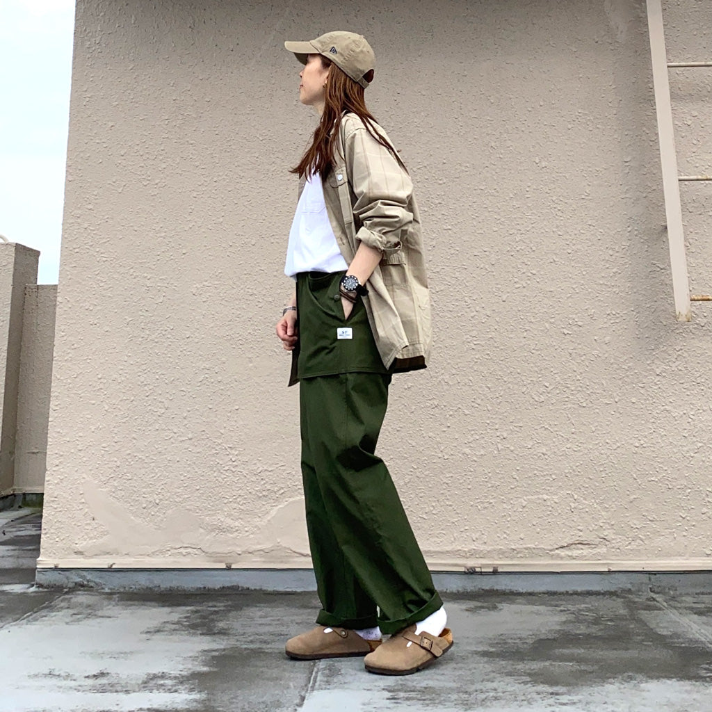 SASSAFRAS『CULTIVATOR PANTS(WEATHER)』(OLIVE)