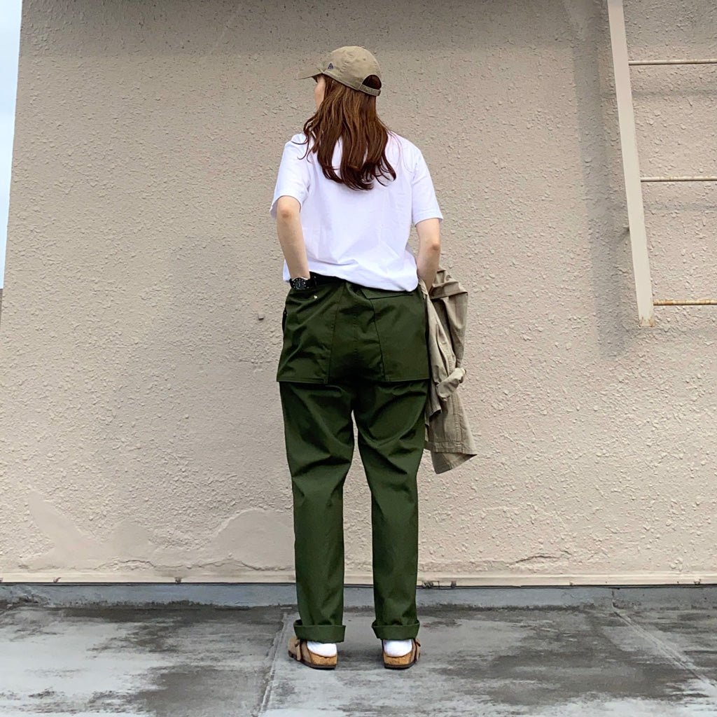 SASSAFRAS『CULTIVATOR PANTS(WEATHER)』(OLIVE)