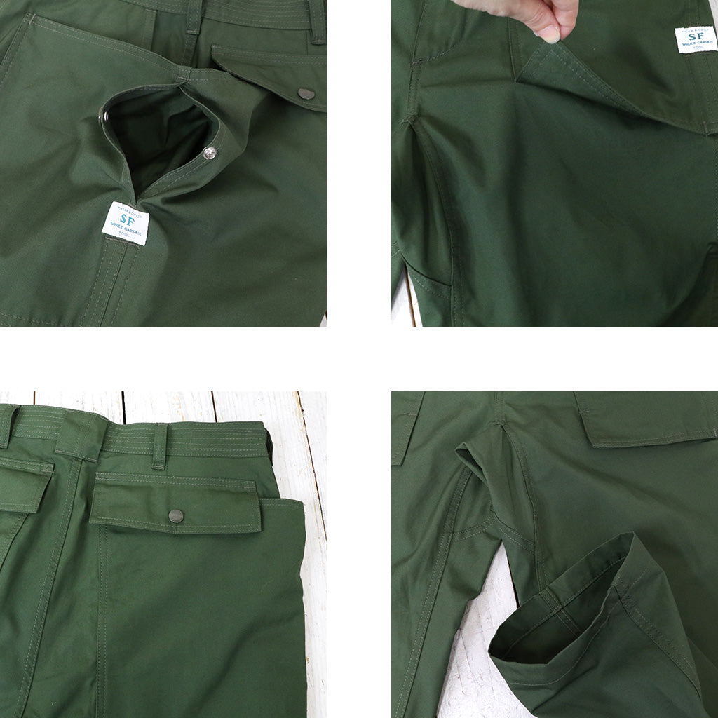 SASSAFRAS『CULTIVATOR PANTS(WEATHER)』(OLIVE)