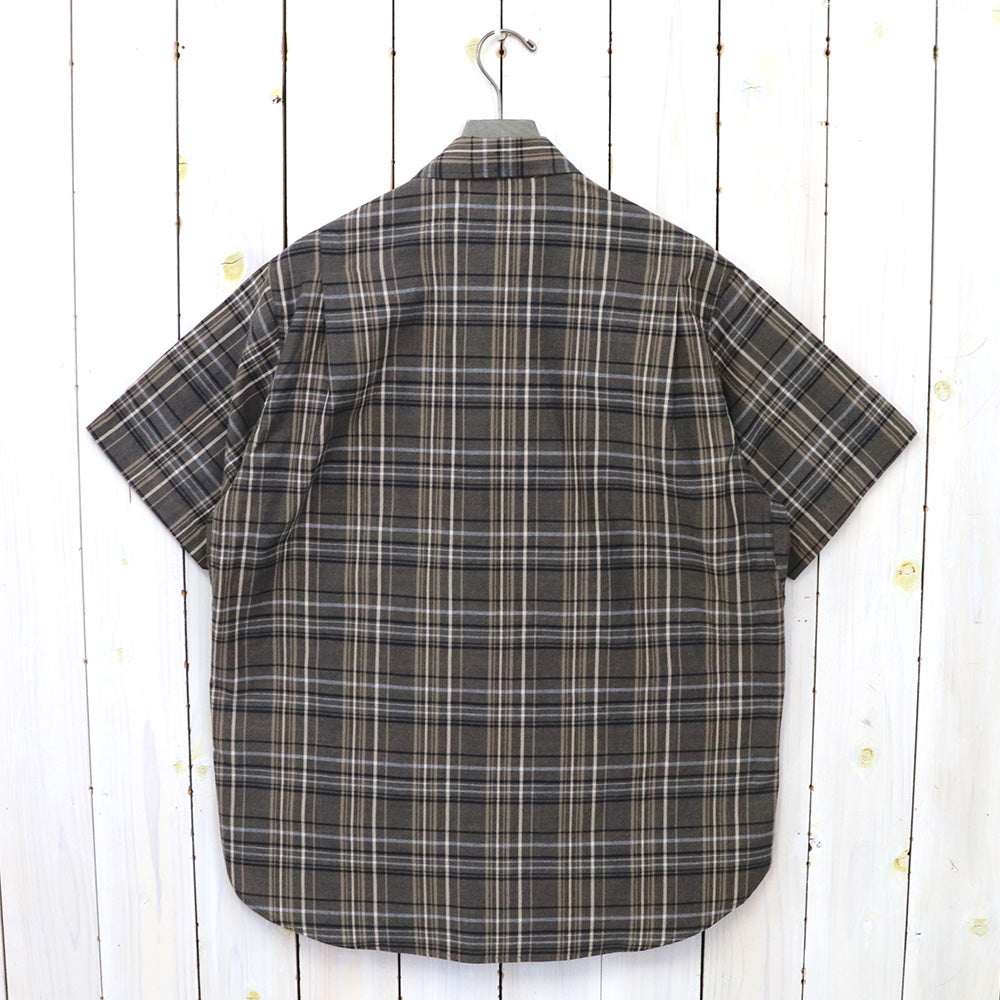 SASSAFRAS『DIGS CREW HALF 1/2(MADRAS CHECK)』(BLACK CHECK)