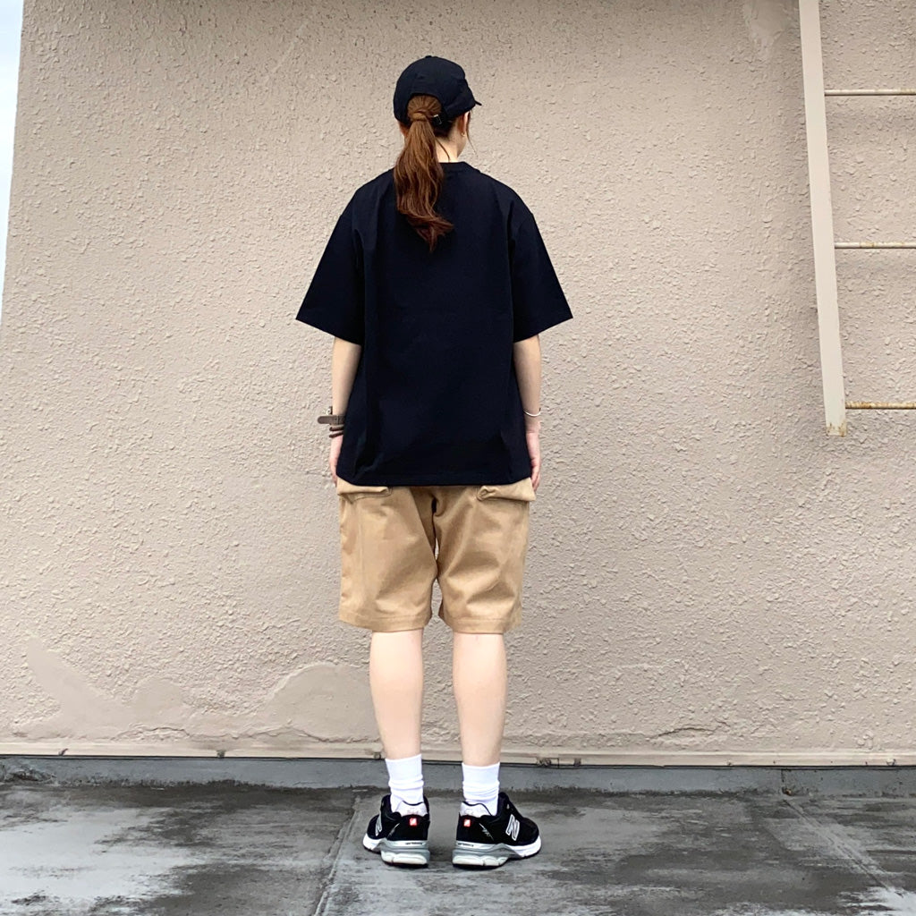 SASSAFRAS『OVERGROWN FATIGUE PANTS 1/2(12oz ORGANIC CORDUROY)』(BEIGE)
