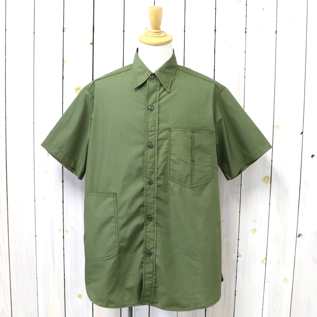 SASSAFRAS『DIGGIN SHIRT 1/2(SUPIMA TYPEWRITER)』(OLIVE)