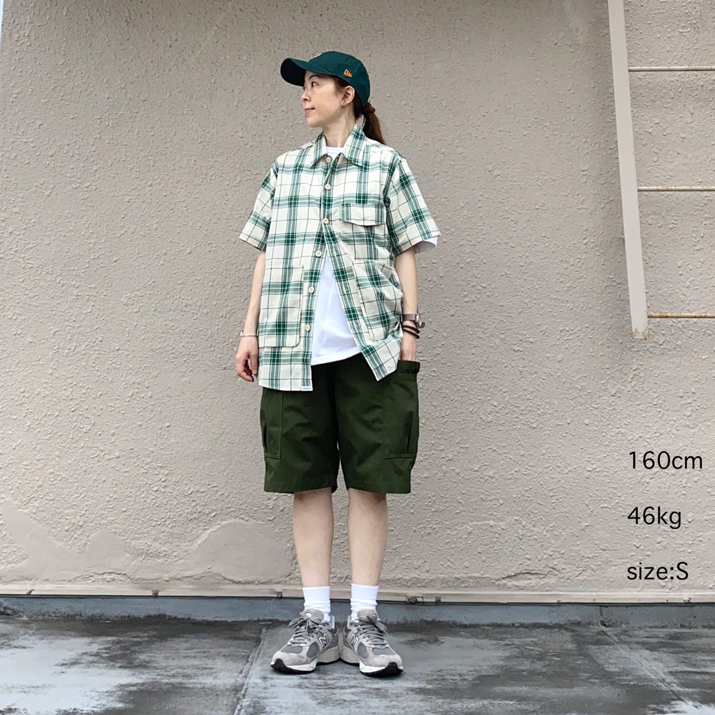 SASSAFRAS『OVERGROWN PANTS 1/2(WEATHER)』(OLIVE)